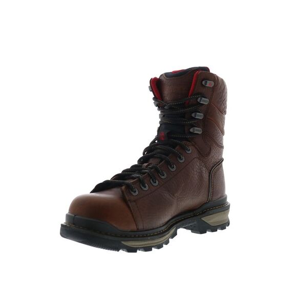 Rocky Mens Rams Horn Lace To Toe Composite Waterproof Brown Boots (NWT) - Picture 4 of 7